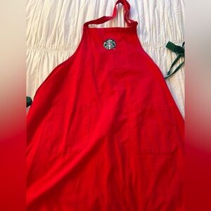 Starbucks red apron preowned